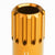 Orange Aluminum M12x1.25 Conical Open End Acorn Tuner 16x Lug Nuts+4 Lock Nuts-Accessories-BuildFastCar