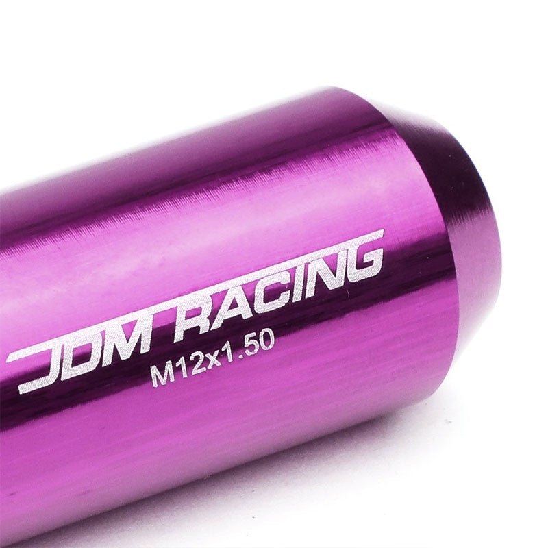 Purple Aluminum M12x1.50 Conical Open End Acorn Tuner 16x Lug Nuts+4 Lock Nuts-Accessories-BuildFastCar