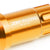 Orange Aluminum M12x1.50 50MM Tall Open End Spline Acorn 20x Conical Lug Nuts-Accessories-BuildFastCar