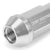 Silver Aluminum M12x1.25 25MM OD Open Knurl Top Acorn Tuner 20x Conical Lug Nuts-Accessories-BuildFastCar