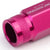 Pink Aluminum M12x1.50 25MM OD Open Knurl Top Acorn Tuner 20x Conical Lug Nuts-Accessories-BuildFastCar