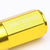 Gold M12x1.25 23MM OD Open/Close Dual Thread Acorn Tuner 20x Conical Lug Nuts-Accessories-BuildFastCar