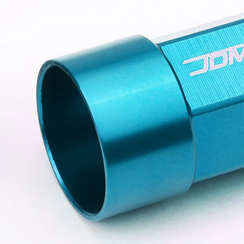Light Blue M12x1.25 23MM Open/Close Dual Thread Acorn Tuner 20x Conical Lug Nuts-Accessories-BuildFastCar