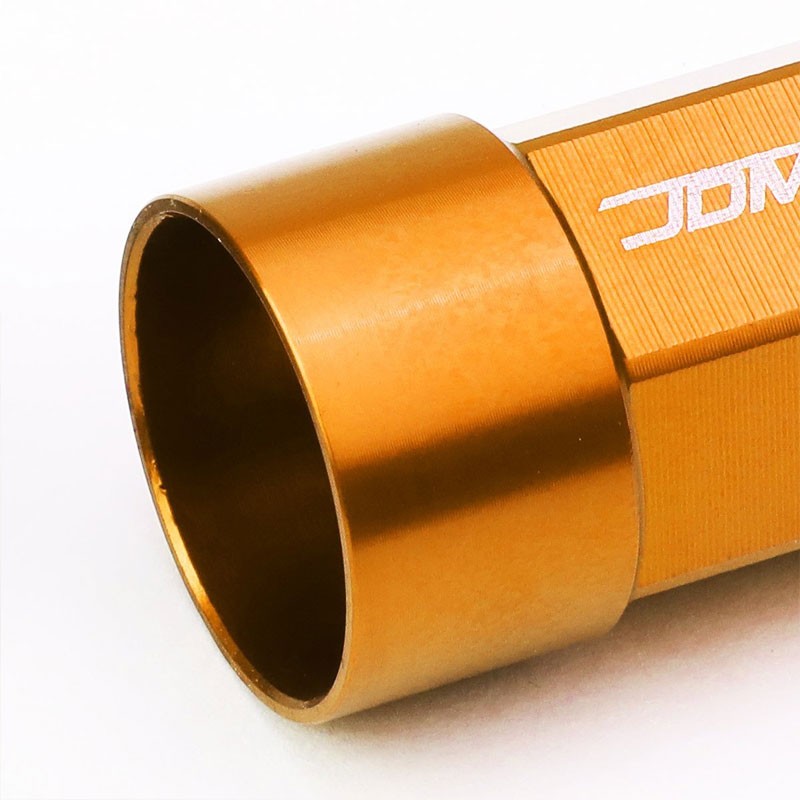 Orange M12x1.25 23MM OD Open/Close Dual Thread Acorn Tuner 20x Conical Lug Nuts-Accessories-BuildFastCar