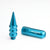 Light Blue M12x1.50 Open/Close Acorn Tuner+Round Spike Cap 20x Conical Lug Nuts-Accessories-BuildFastCar