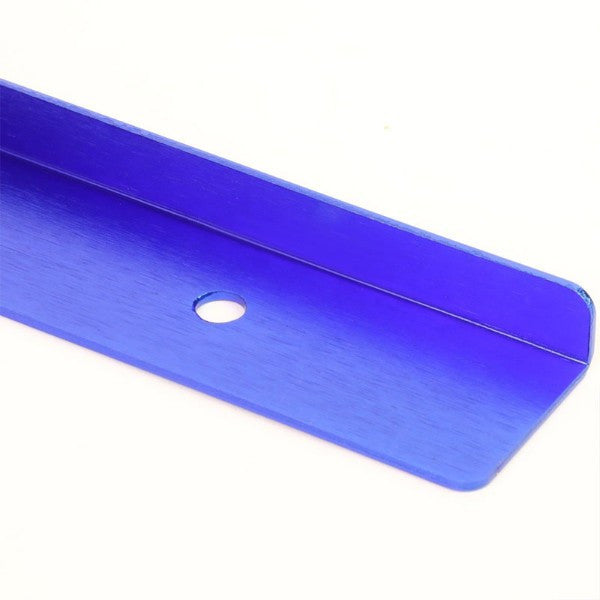 Universal Blue Anodized Front Bumper Bolt-On License Plate Relocation Bracket Frame Mounting Kit-Exterior-BuildFastCar