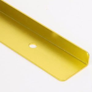 Universal Gold Anodized Front Bumper Bolt-On License Plate Relocation Bracket Frame Mounting Kit-Exterior-BuildFastCar