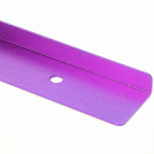 Universal Purple Anodized Front Bumper Bolt-On License Plate Relocation Bracket Frame Mounting Kit-Exterior-BuildFastCar
