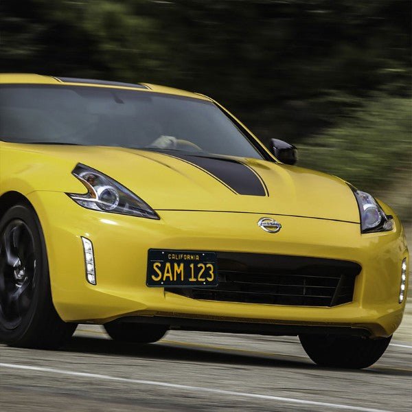 Universal Silver Anodized Front Bumper Bolt-On License Plate Relocation Bracket Frame Mounting Kit-Exterior-BuildFastCar