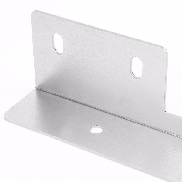 Universal Silver Anodized Front Bumper Bolt-On License Plate Relocation Bracket Frame Mounting Kit-Exterior-BuildFastCar