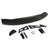 69" Black NRG Carbon Fiber Racing GT-Style Rear Trunk Spoiler/Wing+Brackets-Exterior-BuildFastCar