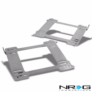 2x NRG Stainless Steel Racing Seat Mount Bracket Adapter For 92-99 E36 Coupe 2Dr