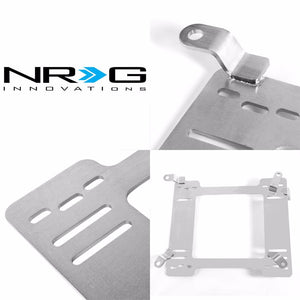2x NRG Stainless Steel Racing Seat Mount Bracket Adapter For 92-99 E36 Coupe 2Dr