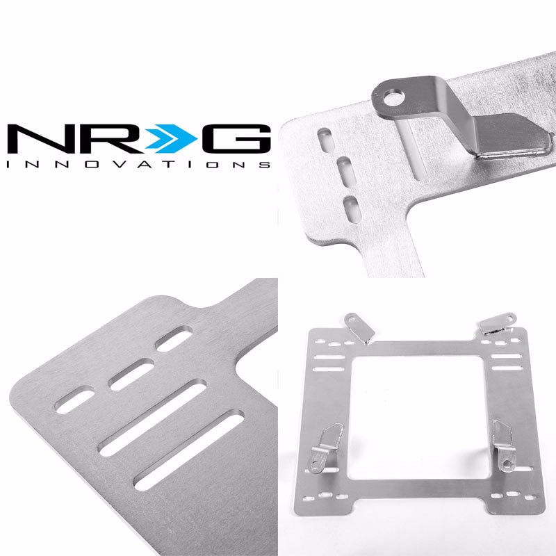 NRG Stainless Steel Racing Seat Mount Bracket Adapter For 93-02 Camaro/Firebird