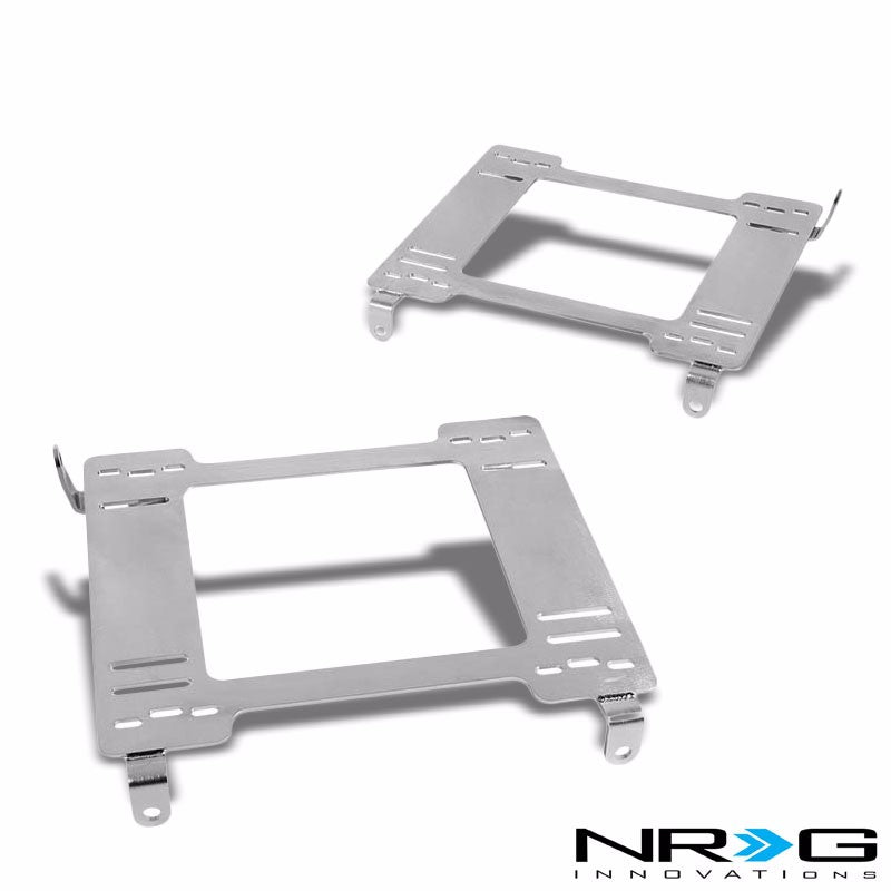 2x NRG Stainless Steel Racing Seat Mount Bracket Adapter For Dodge 94-05 Neon