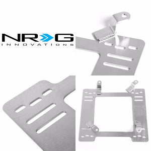 2x NRG Stainless Steel Racing Seat Mount Bracket Adapter For Ford 79-98 Mustang