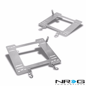2x NRG Stainless Steel Racing Seat Mount Bracket Adapter For Ford 99-04 Mustang