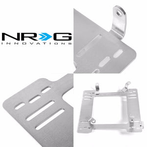 2x NRG Stainless Steel Racing Seat Mount Bracket Adapter For Ford 99-04 Mustang