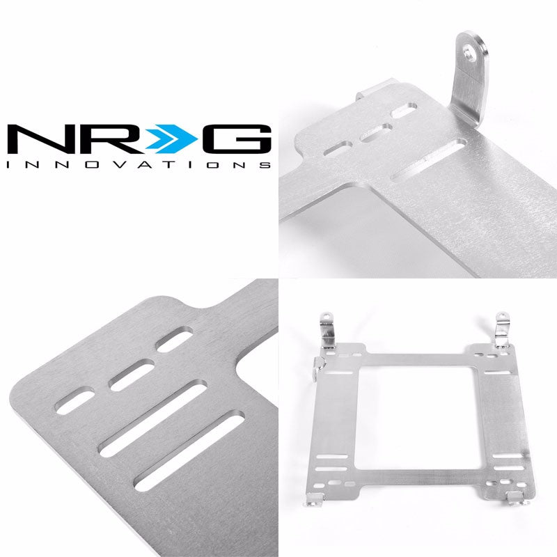 2x NRG Stainless Steel Racing Seat Mount Bracket Adapter For Ford 05-14 Mustang
