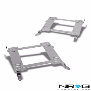 2x NRG Stainless Steel Racing Seat Mount Bracket Adapter For 00-05 Eclipse