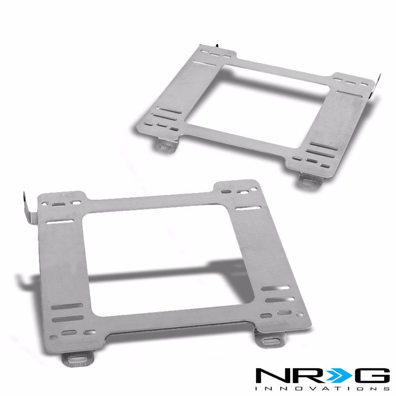 2x NRG Stainless Steel Racing Seat Mount Bracket Adapter For 90-97 Miata MX5