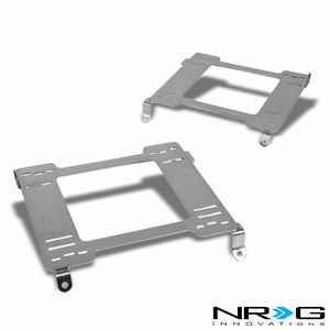 2x NRG Stainless Steel Racing Seat Mount Bracket Adapter For Nissan 89-98 240SX