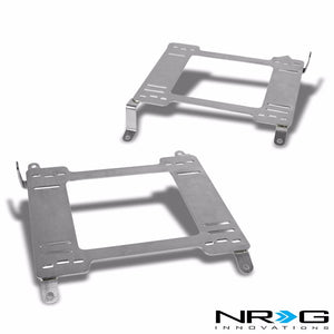 2x NRG Stainless Steel Racing Seat Mount Bracket Adapter For 03-08 350Z Z33
