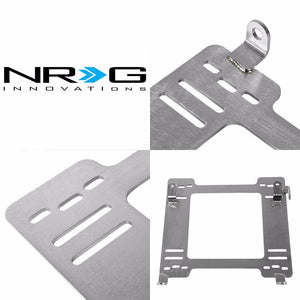 2xNRG Stainless Steel Racing Seat Mount Bracket Adapter For Toyota 91-95 MR2 W20