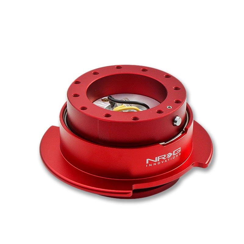 NRG Red GEN 2.5 Race Steering Wheel Quick Release Adapter 6-Hole Design-Interior-BuildFastCar
