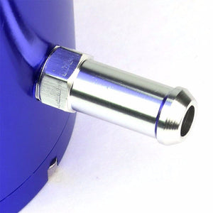 Blue 8.5"x3"DIA Aluminum 3/8"Barb Coolant Recovery Overflow Oil Tank Can Bottle-Performance-BuildFastCar