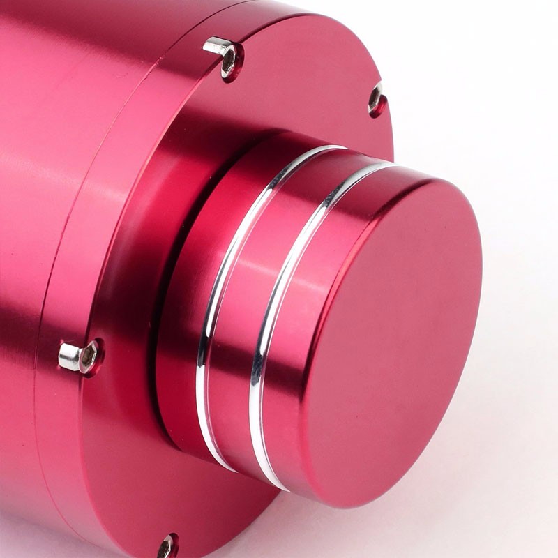 Pink 8.5"x3"DIA Aluminum 3/8"Barb Coolant Recovery Overflow Oil Tank Can Bottle-Performance-BuildFastCar