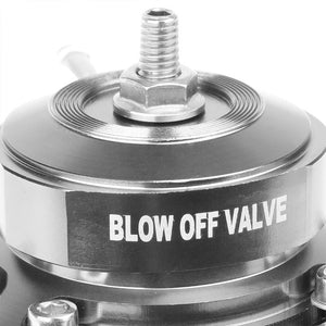 Silver Type-FV 30 PSI Blow Off Valve+Blue 9.5" Straight/Dual Port Flange Pipe-Performance-BuildFastCar