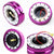 Purple 70-74MM 6-Hole Anodized Spacing Bolt Pattern Steeling Wheel Adapter Hub Quick Release-Interior-BuildFastCar