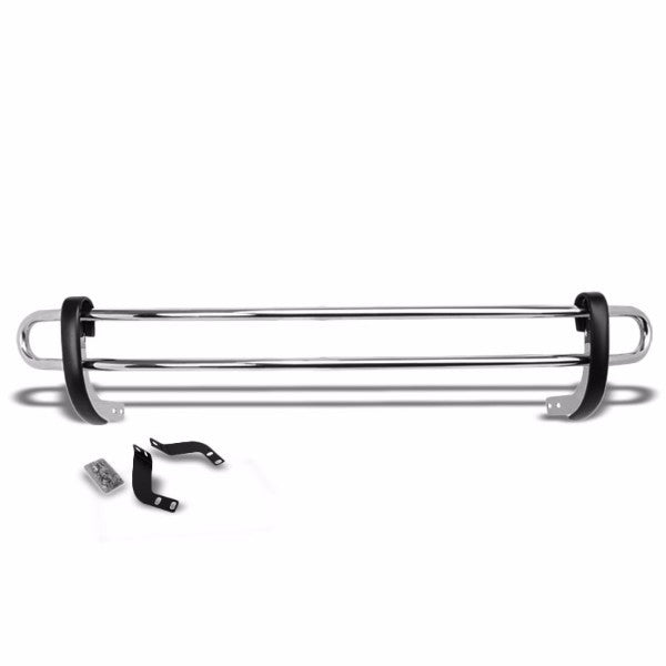 Stainless Steel 1.25&quot; Double Round Bar Rear Bumper Guard For Toyota 11-16 Sienna XL30-Exterior-BuildFastCar