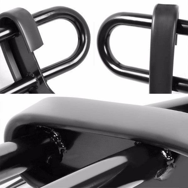 Mild Steel 1.25" Double Round Bar Rear Bumper Guard For Lexus 04-06 RX330/06-08 RX400h/07-09 RX350-Exterior-BuildFastCar