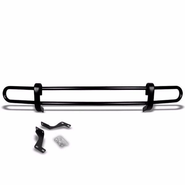 Black Mild Steel 1.25" Double Round Bar Rear Bumper Guard For Toyota 09-13 Venza-Exterior-BuildFastCar