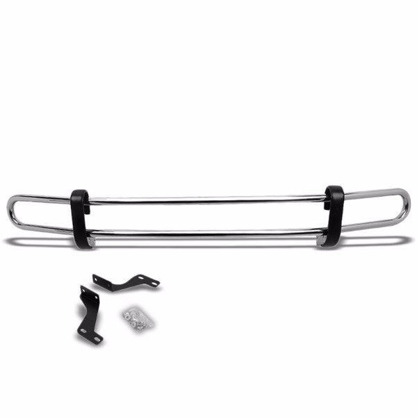 Stainless Steel 1.25" Double Round Bar Rear Bumper Guard For Toyota 09-13 Venza-Exterior-BuildFastCar