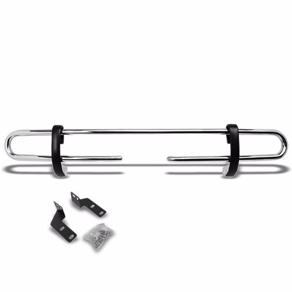 Stainless Steel 1.25" Double Round Bar Rear Bumper Guard For Toyota 03-09 4Runner/Lexus 03-09 GX470-Exterior-BuildFastCar