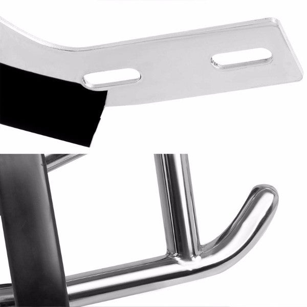 Stainless Steel 1.25" Double Round Bar Rear Bumper Guard For Toyota 06-12 RAV4 XA30-Exterior-BuildFastCar