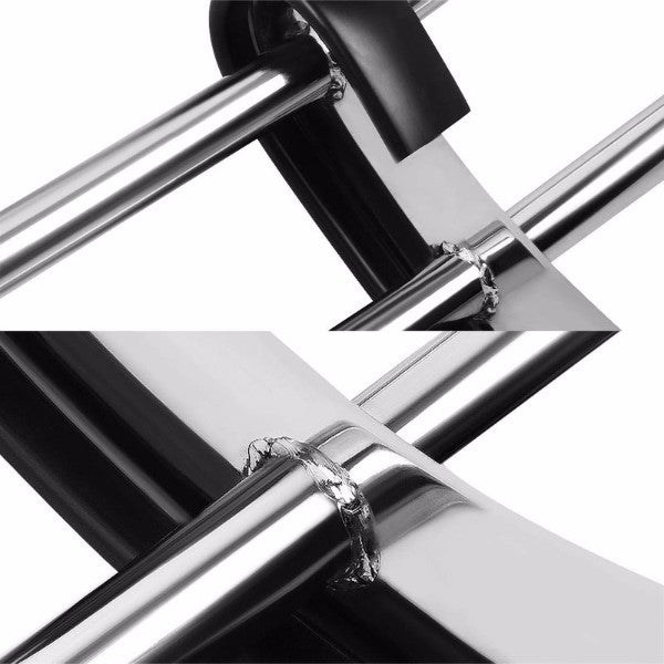 Stainless Steel 1.25" Double Round Bar Rear Bumper Guard For Nissan 08-15 Rogue-Exterior-BuildFastCar
