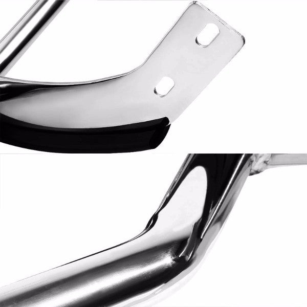 Stainless Steel 1.25" Double Round Bar Rear Bumper Guard For Nissan 05-12 Pathfinder R51-Exterior-BuildFastCar