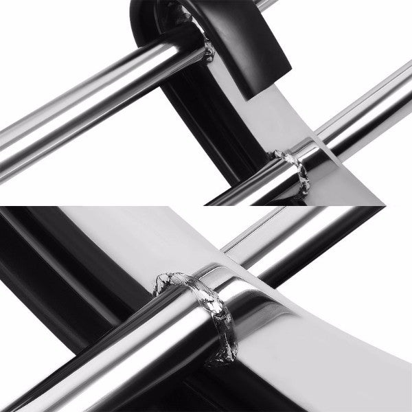 Stainless Steel 1.25" Double Round Bar Rear Bumper Guard For Nissan 09-14 Murano Z51-Exterior-BuildFastCar