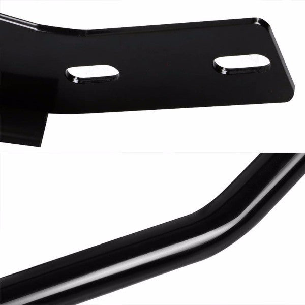Black Mild Steel 1.25" Double Round Bar Rear Bumper Guard For Nissan 13-16 Pathfinder R52-Exterior-BuildFastCar