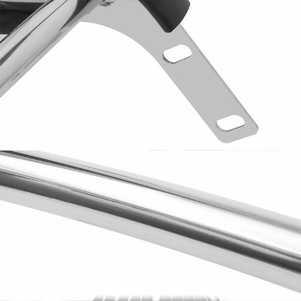Stainless Steel 1.25" Double Round Bar Rear Bumper Guard For Honda 07-11 CR-V RE-Exterior-BuildFastCar