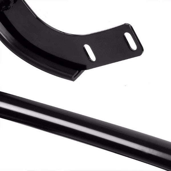 Black Mild Steel 1.25" Double Round Bar Rear Bumper Guard For Honda 05-10 Odyssey RL V6 3.5L-Exterior-BuildFastCar