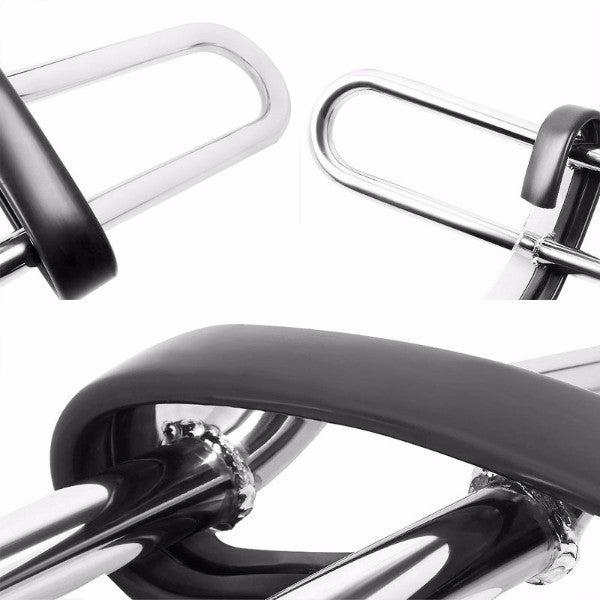 Stainless Steel 1.25" Double Round Bar Rear Bumper Guard For Honda 05-10 Odyssey RL V6 3.5L-Exterior-BuildFastCar