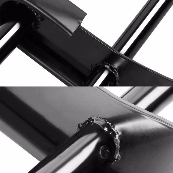 Black Mild Steel 1.25" Double Round Bar Rear Bumper Guard For Mazda 07-15 CX-9 CD3-Exterior-BuildFastCar