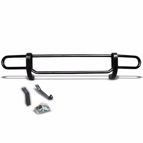 Black Mild Steel 1.25" Double Round Bar Rear Bumper Guard For Ford 06-10 Explorer U251-Exterior-BuildFastCar