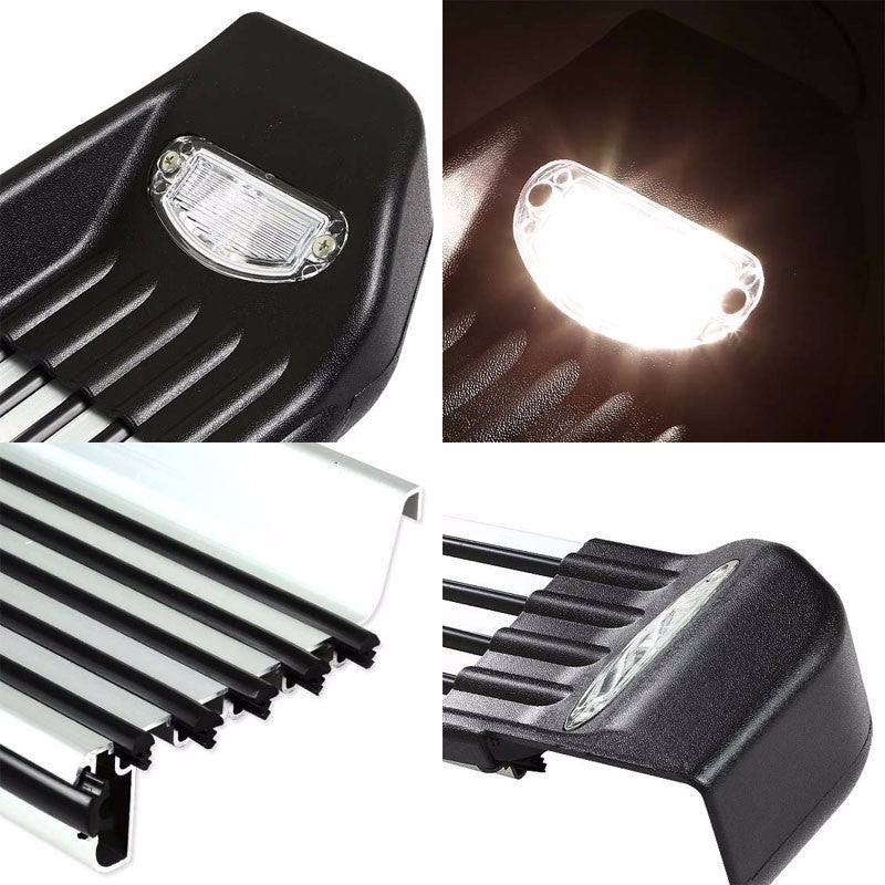 Metal Ridgeline w/Light Running Board Nerf Bar 08-13 Toyota Highlander XU40 BFC-RUNB-TG002-ALU