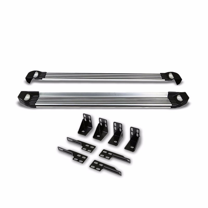 Metal Ridgeline w/Light Running Board Nerf Bar 06-12 Toyota RAV4 BFC-RUNB-TG003-ALU